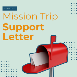 Mission Trip Support Letter Template